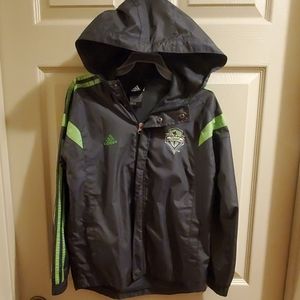 Boys Seattle Sounders Wind Jacket